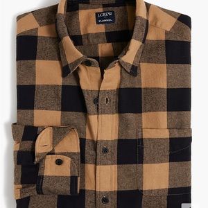 J. Crew Classic Plaid Flannel Shirt Size Small